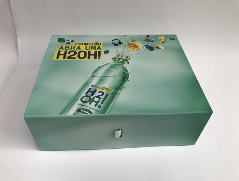 Caixa Promocional Personalizavel Saúde - Caixa de Bebida Promocional Interior SP