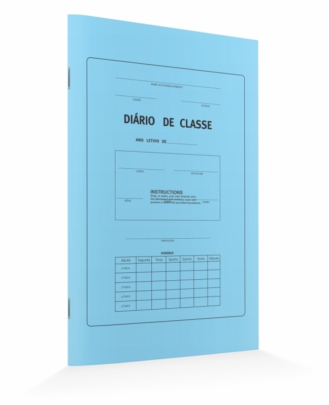 Quanto Custa Diário de Classe Indianópolis - Diário de Classe Azul