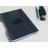 caderno empresarial personalizado Sumaré