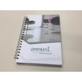 caderno personalizado para empresa Luz