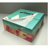 caixa de papelão rígido personalizada cartonada São Vicente