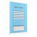 diário de classe anual preço Vila Sônia